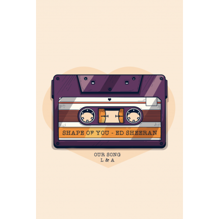 Song Poster Print - Tape